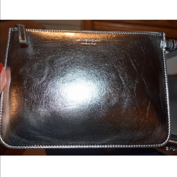 Givenchy Antigona Navy Silver Shopping Tote - Picture 7 of 8